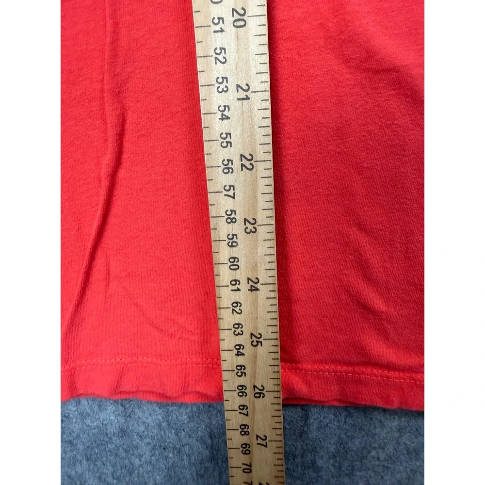 The North Face T-Shirt Men Large Red Cotton Graphic Tee Short Sleeve Outdoor